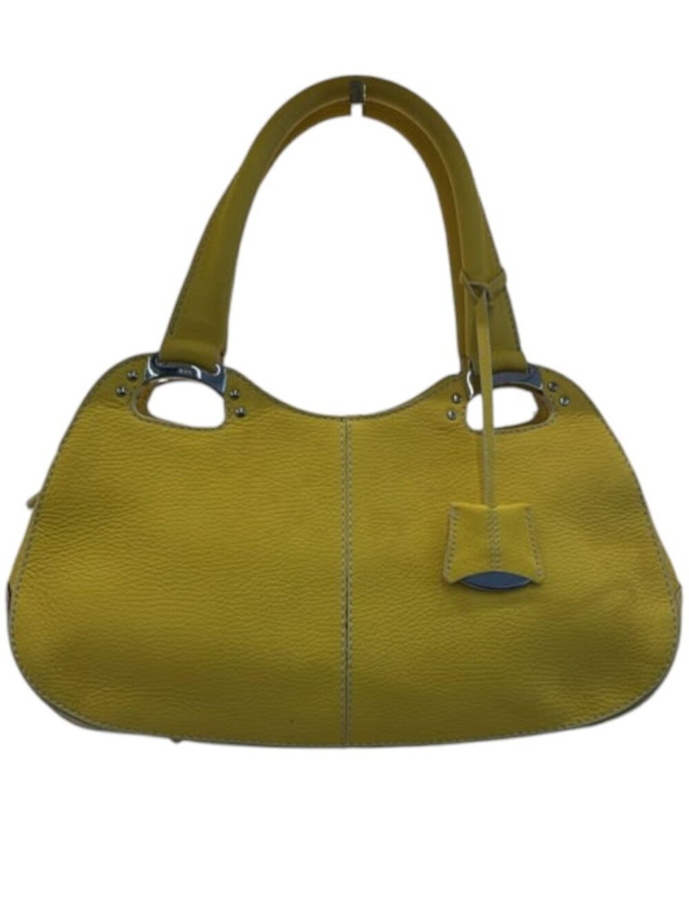 521171CR C1 Tod's Hand Bag Yellow Leather